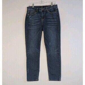 Judy Blue Jeans Womens Size 13 31 Blue Skinny Fit Mid Rise Dark Wash Stretch